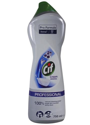 Cif cream prof. cleaner white 750ml